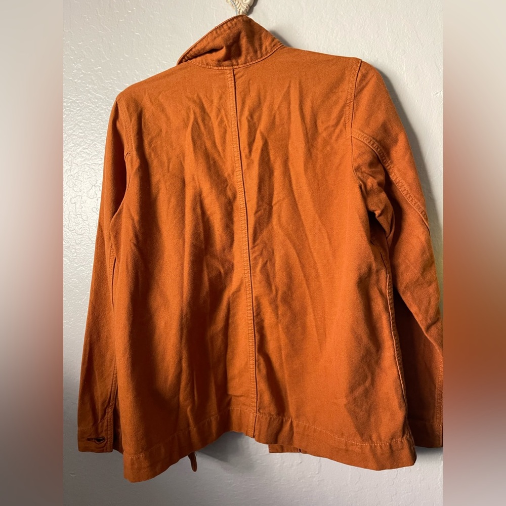 Everlane Shacket Size Medium Rust - image 4